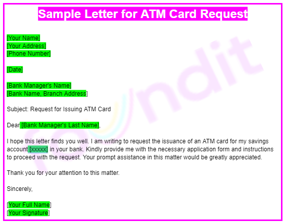 How Can I Write A Letter To Bank Manager For Job Application