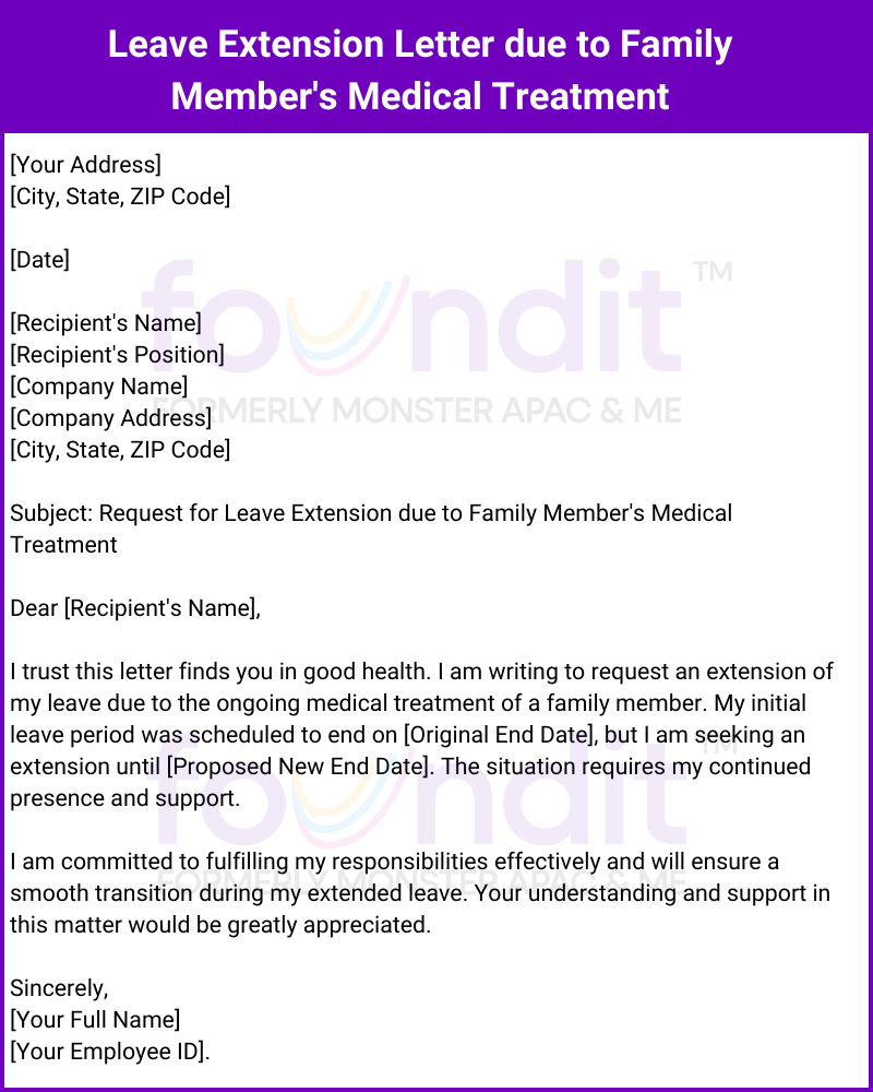 How to Write Leave Extension Letter | Format and Samples