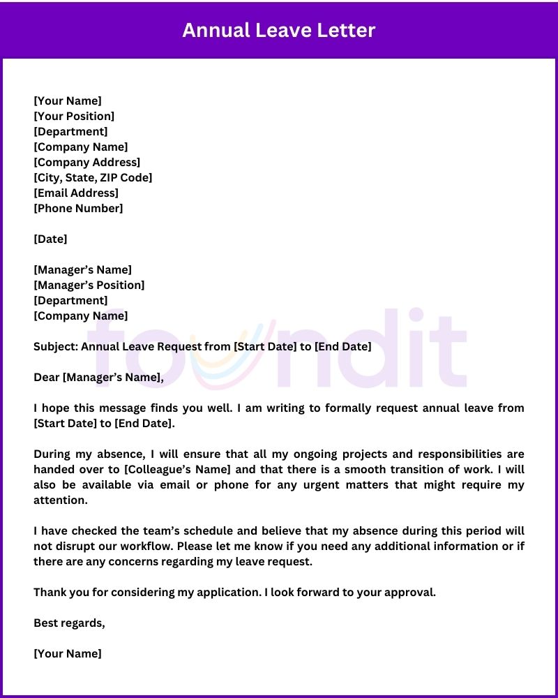 application letter for office leave